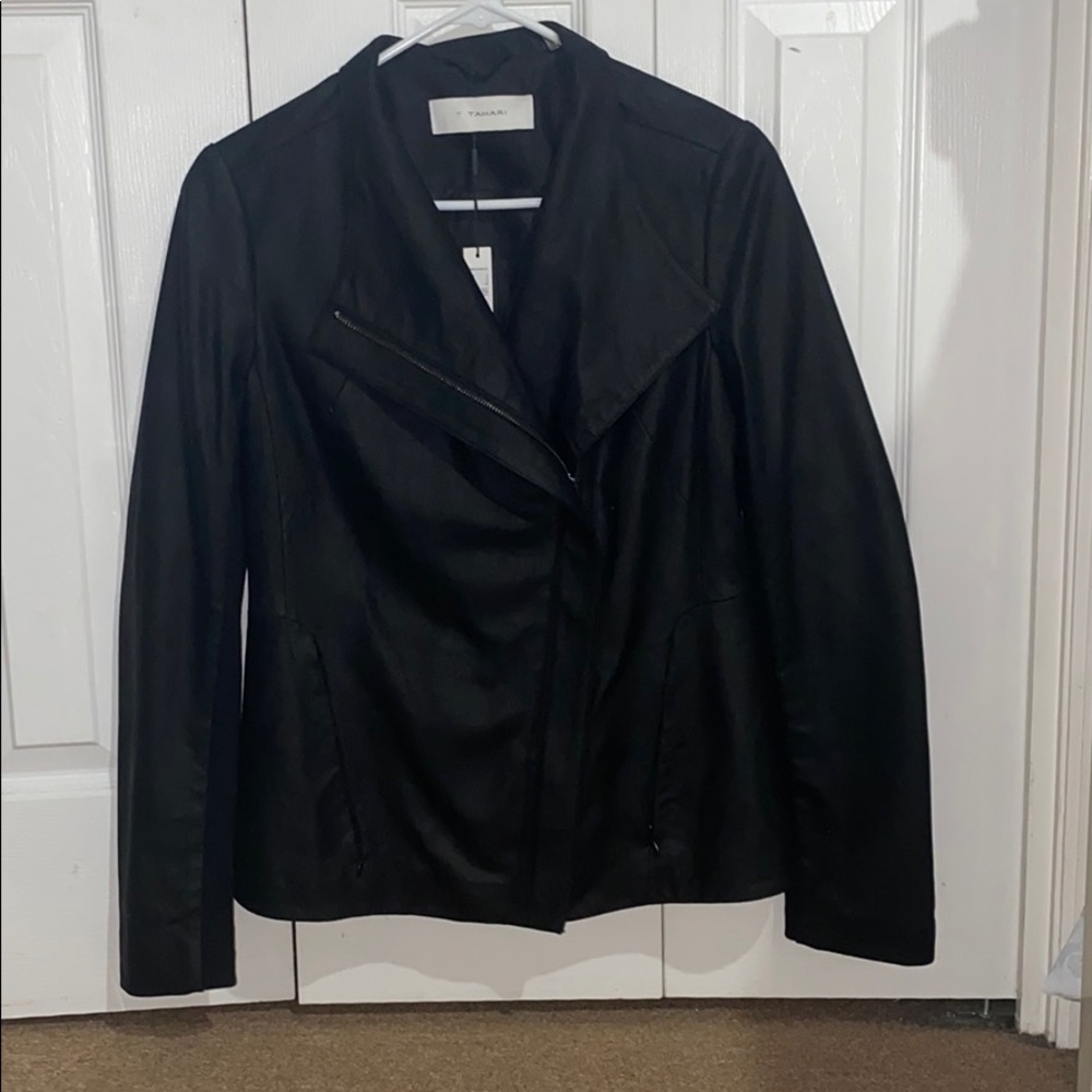 Elie Tahari leather jacket brand new